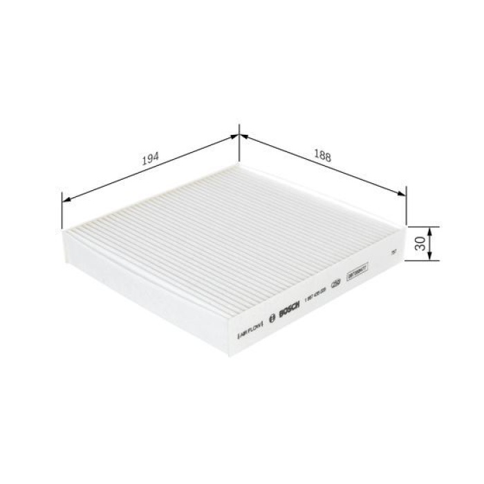 Fiat 500 2007-2011 Arası 0.9, 1.4, 1.2 LPG, 1.3 D Multijet, 1.2 Bosch Marka Polen Filtresi