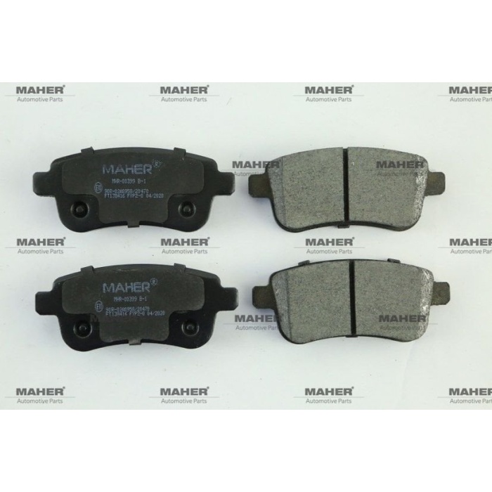 Clio V 1.0 Tce Arka Fren Disk Balatası MHR-00399