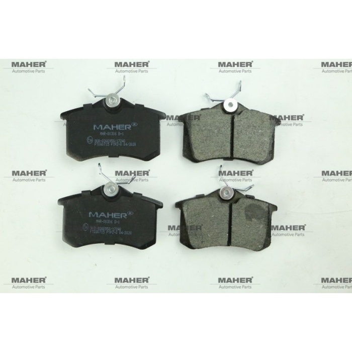 Clio IV 1.5 Dci Arka Fren Balatası (Disk İçin) Maher MHR-00306