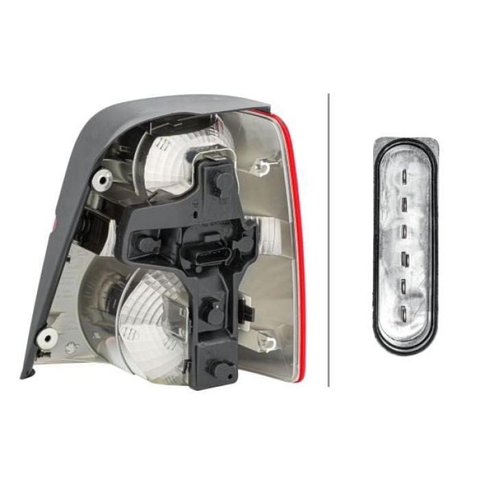 Volkswagen Touran 2003-2010 Arası 1.6, 2.0 TDI, 2.0 FSI, 2.0 TDI 16V, 1.9 TDI, 2.0 EcoFuel, 1.6 FSI Hella Marka Sol Stop Lambası