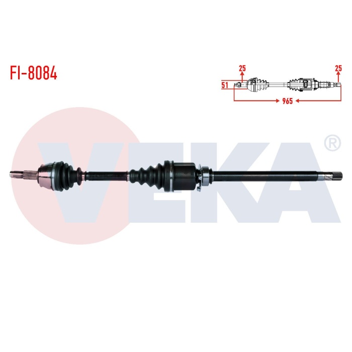 Linea 1.3 M.jet Sağ Aks Veka FI-8084