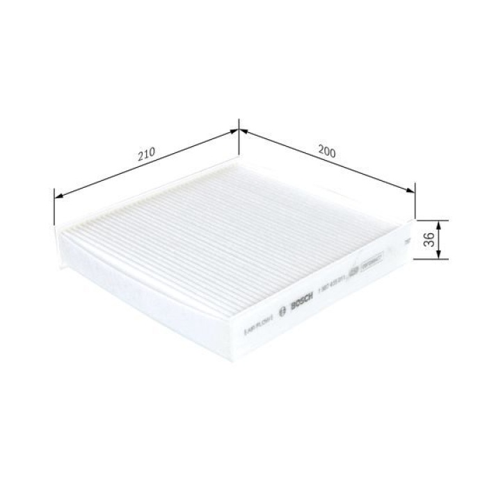 Dacia Logan Mcv 2013-2017 Arası 1.5 dCi Bosch Marka Polen Filtresi