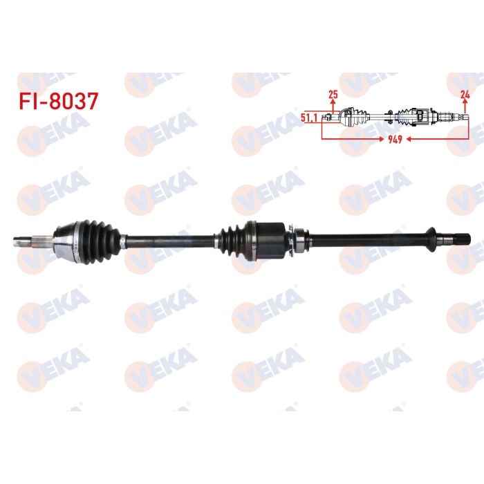 Linea 1.3 M.jet Sağ Aks Veka FI-8037