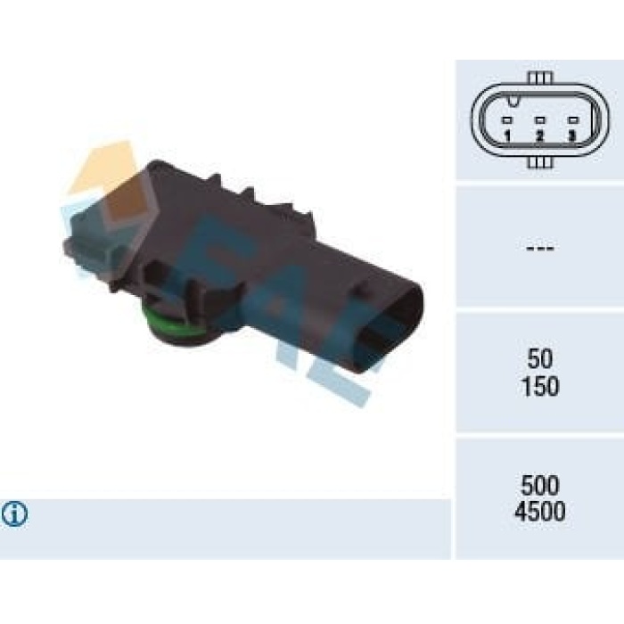 Volkswagen Passat 2005-2015 Arası 1.6 TDI, 2.0 TDI 4motion, 2.0 TDI FAE Marka Map Sensörü