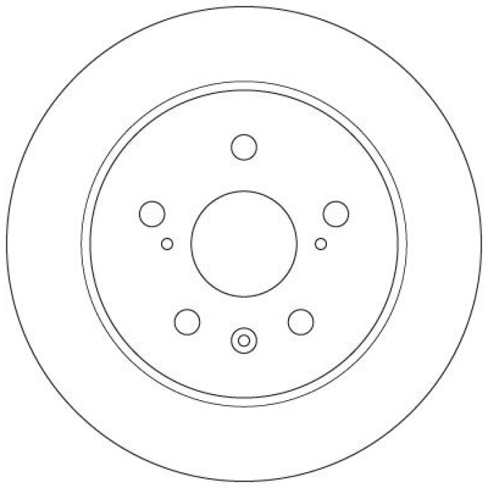 Fiat Sedici 2006-2014 Arası 1.6 16V, 2.0 D Multijet, 2.0 D Multijet 4x4, 1.6 16V 4x4, 1.9 D Multijet 4x4 TRW Marka Ön Fren Diski