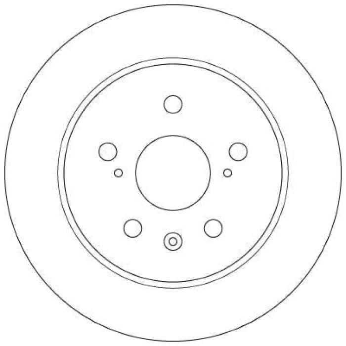 Fiat Sedici 2006-2014 Arası 1.6 16V, 2.0 D Multijet, 2.0 D Multijet 4x4, 1.6 16V 4x4, 1.9 D Multijet 4x4 TRW Marka Ön Fren Diski