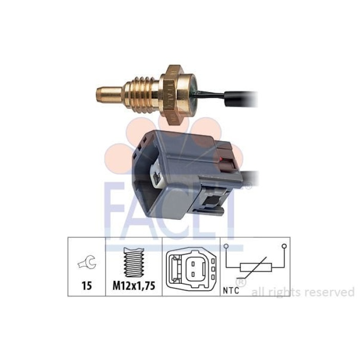 Ford Fiesta 1995-2006 Arası 1.8 DI Facet Marka Hararet Müşürü