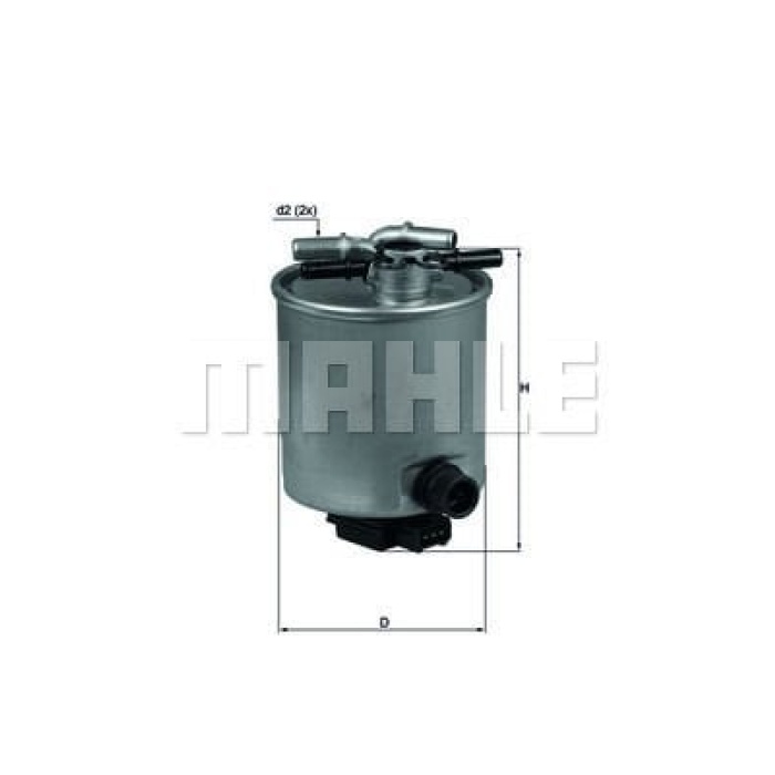 Renault Koleos 2008-2012 Arası 2.0 dCi, 2.0 dCi 4x4 Mahle Marka Yakıt Filtresi