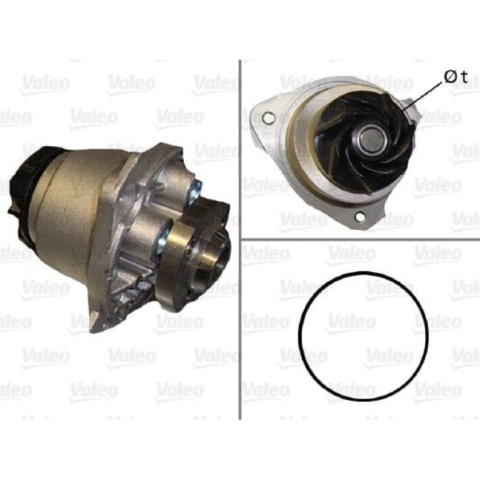 Volkswagen Passat 1996-2001 Arası 2.3 VR5, 2.3 VR5 Syncro/4motion Valeo Marka Devirdaim Su Pompası