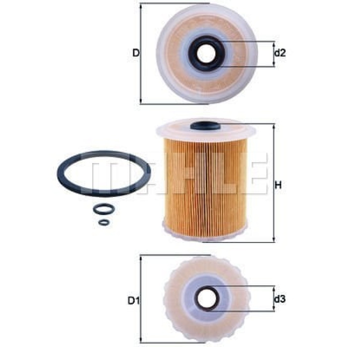 Renault Express 1985-2001 Arası 1.9 D Mahle Marka Yakıt Filtresi