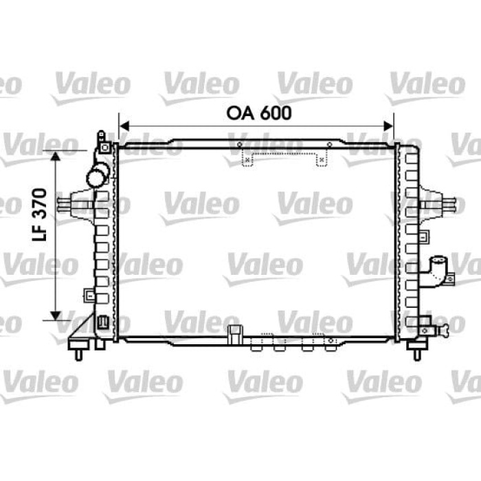 Opel Astra 2004-2014 Arası 1.7 CDTI, 1.7 CDTi Valeo Marka Su Radyatörü