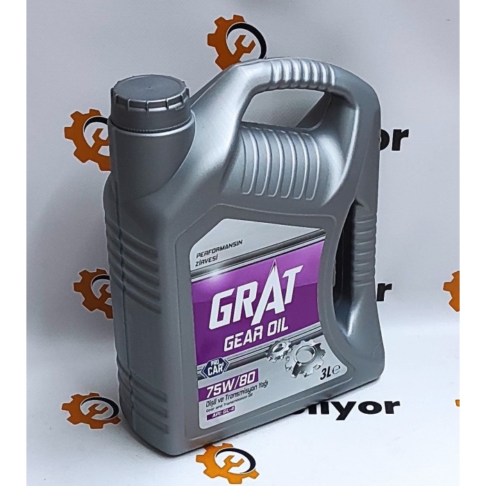 75W80 Şanzıman Yağı 3 Litre Grat GRT-675803