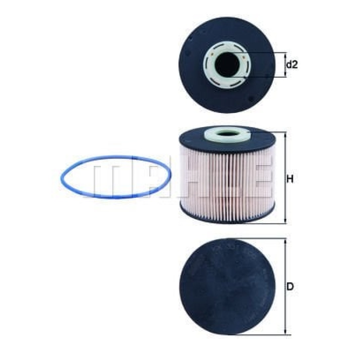 Peugeot 807 2002-2006 Arası 2.0 HDi Mahle Marka Yakıt Filtresi