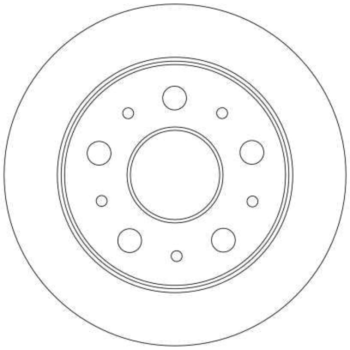 Citroen Jumper 1994-2002 Arası 2.0, 2.5 TD, 2.5 TDi, 2.5 D, 2.5 TDI 4x4, 2.5 D 4x4 TRW Marka Arka Fren Diski