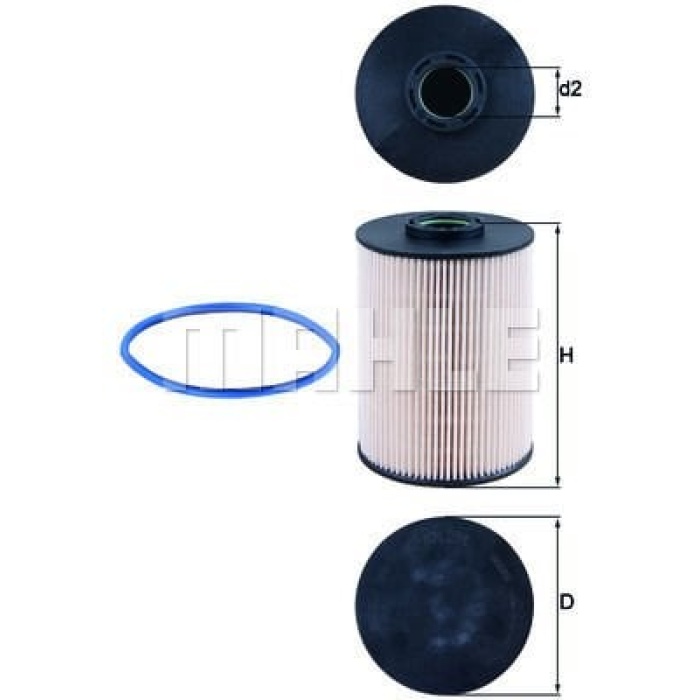 Peugeot 607 2000-2004 Arası 2.7 HDi 24V Mahle Marka Yakıt Filtresi