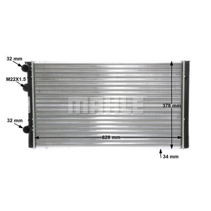 Seat Arosa 1997-2004 Arası 1.0, 1.4 Mahle Marka Su Radyatörü