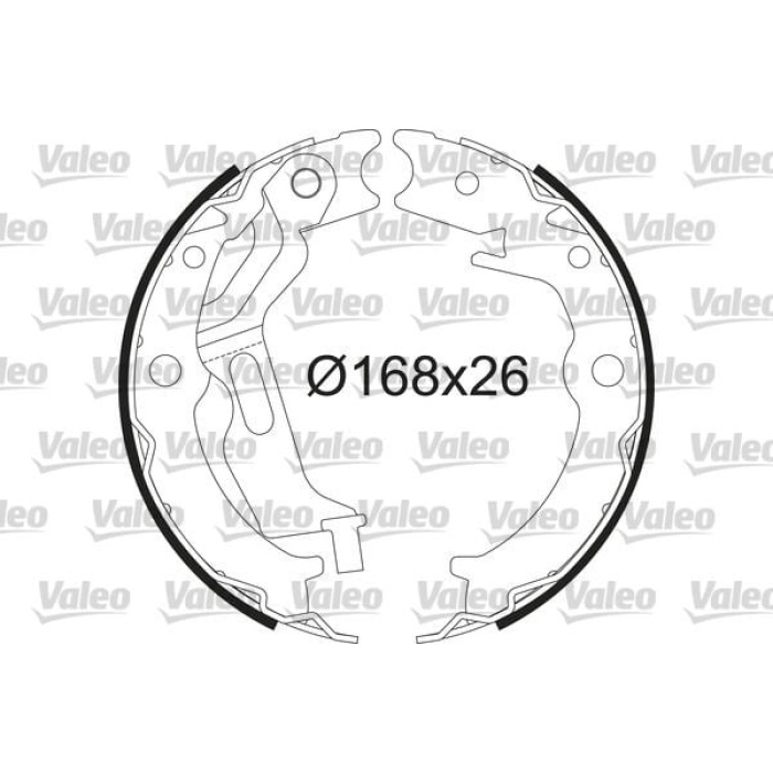 Chevrolet Evanda 2005-2009 Arası 2.0 Valeo Marka Pabuçlu Balata