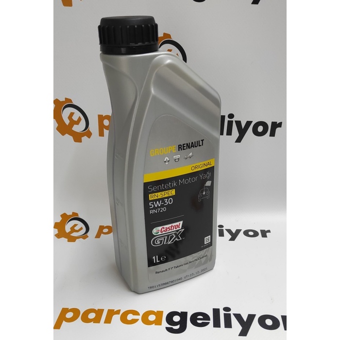 Fiorino 1.3 Euro 5 5W30 1 Litre Castrol GTX Motor Yağı C4300200203_1