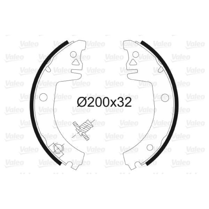 Skoda Favorit 1988-1995 Arası 1.3, 1.3 136 Valeo Marka Pabuçlu Balata