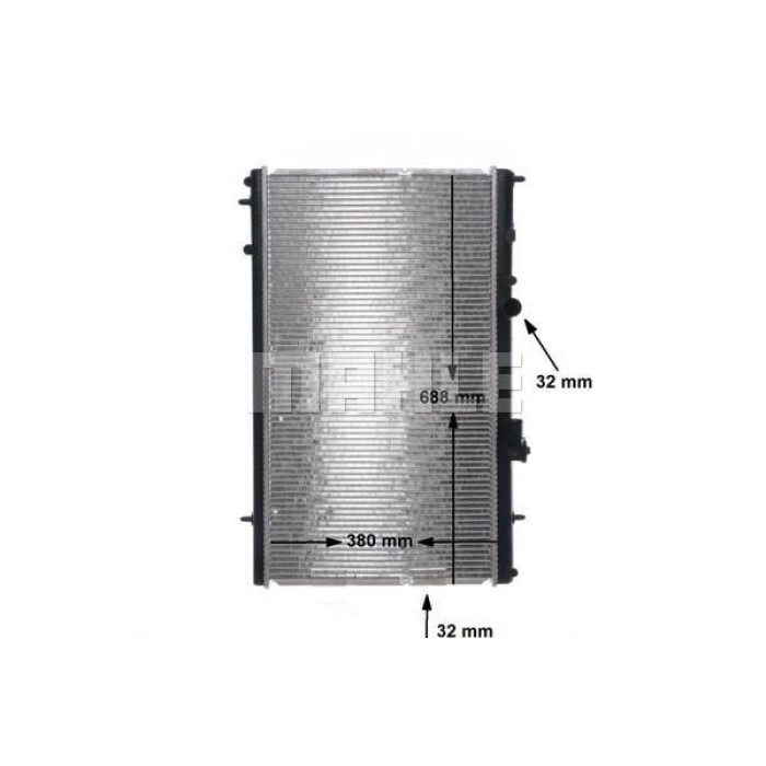 Peugeot 607 2000-2004 Arası 3.0 V6 24V Behr Marka Su Radyatörü