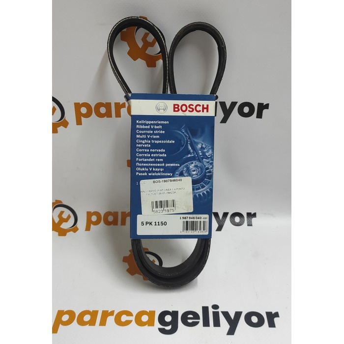 Fiorino 1.4 8V Klimalı V kayışı Bosch BOS-1987946040