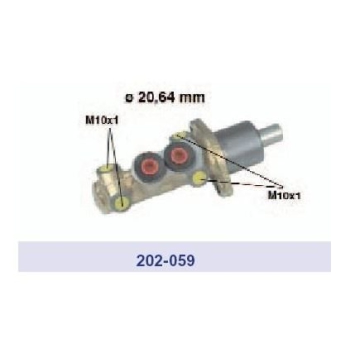 Scenic 1.6 8V Arka Fren Merkezi ABSli Cifam CIF-202-059