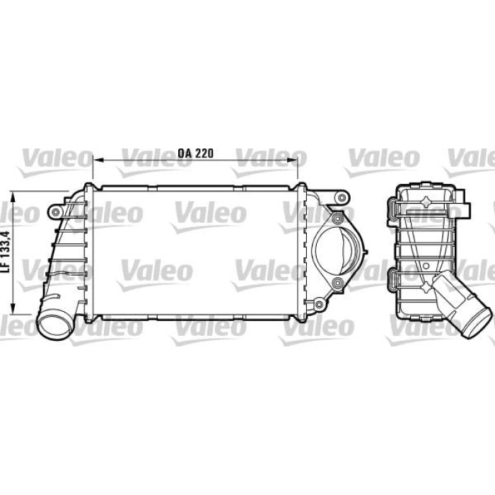 Seat Arosa 1997-2004 Arası 1.4 TDI Valeo Marka Turbo Radyatörü