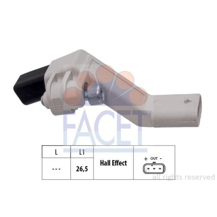 Audi Q3 2011-2018 Arası 2.0 TDI Facet Marka Krank Sensörü