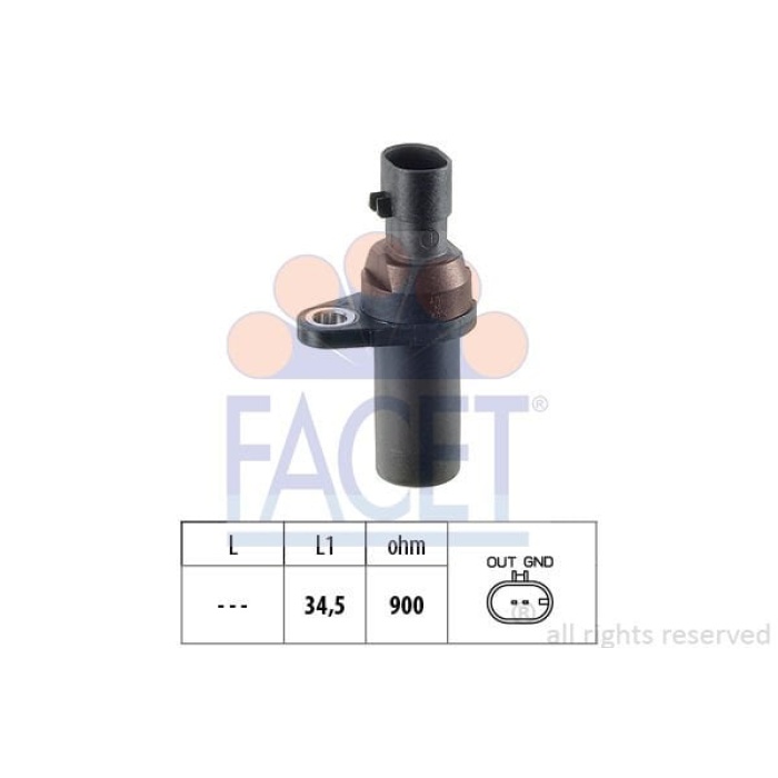 Fiat Idea 2003-2007 Arası 1.2 16V, 1.4 16V Facet Marka Krank Sensörü