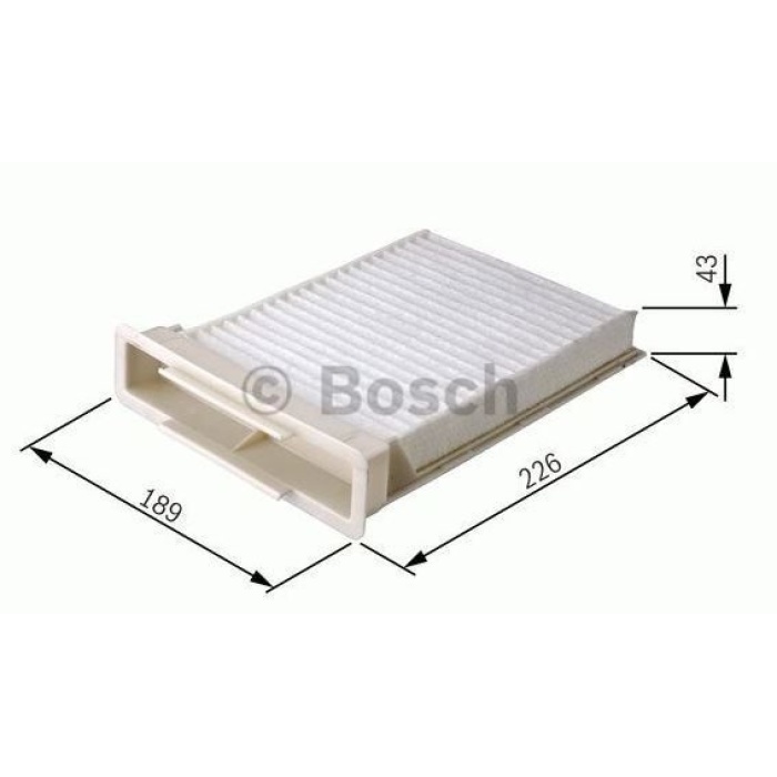 Clio III 1.2 16V Dci Polen Filtresi Bosch BOS-1987432120