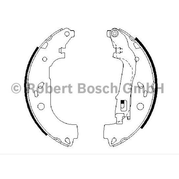 Doblo II Arka Kampana Fren Balata Takımı BOS-0986487717