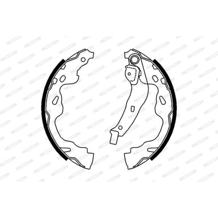 Opel Agila 2008-2014 Arası 1.2, 1.0, 1.0 LPG, 1.2 LPG Ferodo Marka Pabuçlu Balata