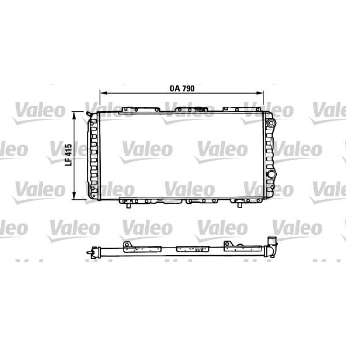 Citroen Jumper 1994-2002 Arası 2.0, 2.0 4x4 Valeo Marka Su Radyatörü