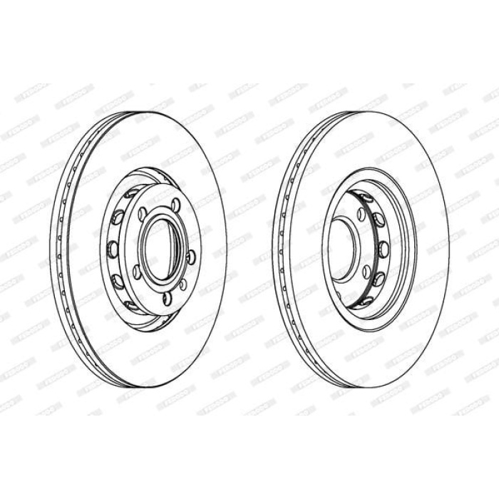 Audi 100 1990-1994 Arası 2.0 E, 2.6, 2.3 E, 2.0, 2.5 TDI, 2.3 E quattro, 2.4 D, 2.8 E Ferodo Marka Ön Fren Diski