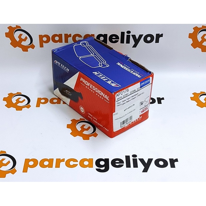 Egea 1.4 T-Jet Küçük Tip Ön Balata Apetech APT-AP2176