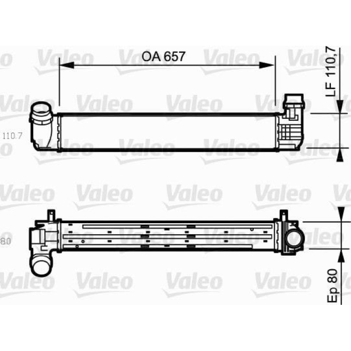Renault Megane 2008-2014 Arası 2.0 dCi, 2.0 TCe, 1.6 dCi Valeo Marka Turbo Radyatörü