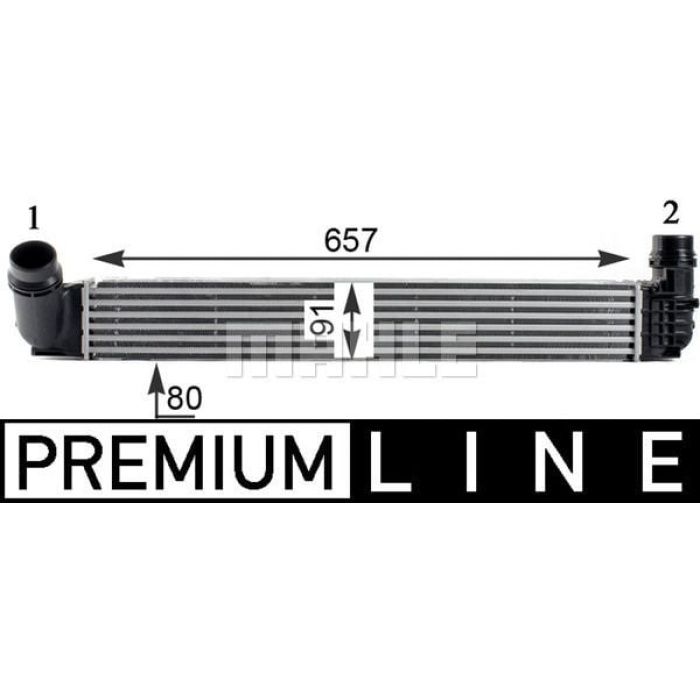 Renault Megane 2008-2012 Arası 1.5 dCi, 1.2 TCe Mahle Marka Turbo Radyatörü