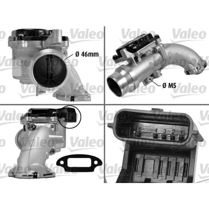 Renault Megane 2008-2012 Arası 1.5 dCi Valeo Marka Gaz Kelebeği