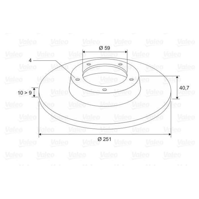 Alfa Romeo Mito 2008-2018 Arası 1.4 MultiAir, 1.3 MultiJet, 1.6 JTDM, 1.4 TJet, 1.4, 1.4 Bifuel, 0.9 TwinAir, 1.4 Turbo MultiAir Valeo Marka Arka Fren Diski