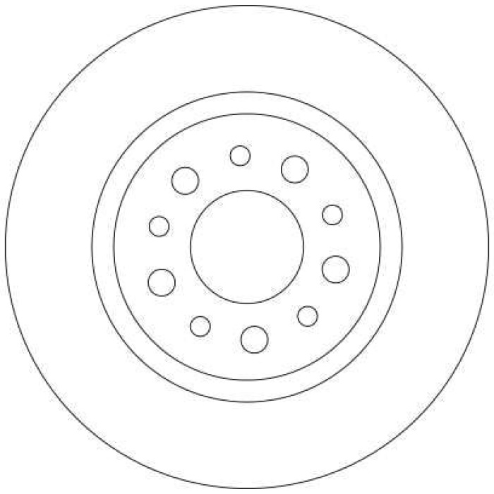 Alfa Romeo 156 1997-2006 Arası 1.6 16V T.SPARK., 1.9 JTD, 2.0 16V T.SPARK, 2.5 V6 24V, 2.4 JTD, 1.8 16V T.SPARK TRW Marka Arka Fren Diski