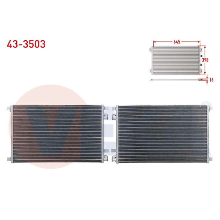 Klima Radyatörü Scenic II 1.5 dci Veka Marka 43-3503