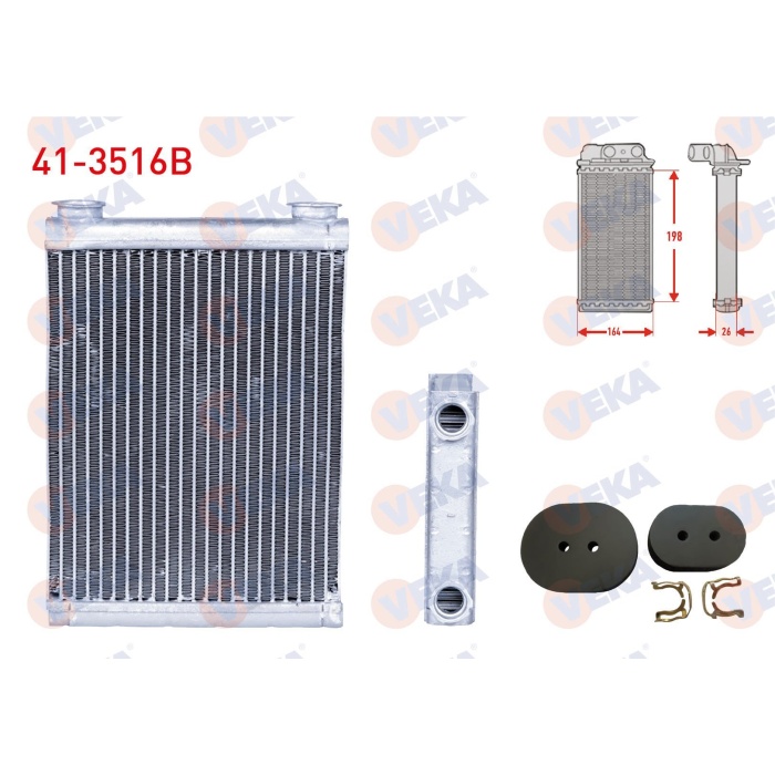 Fluence 1.5 Dci Kalorifer Radyatörü Veka 41-3516B