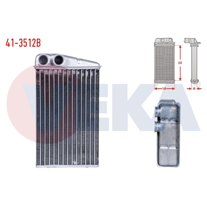 Kalorifer Radyatörü Scenic II 1.6 16v Veka Marka 41-3512B