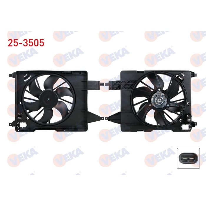 Fan Motoru Davlumbazlı Scenic II 1.6 16v Veka Marka 25-3505