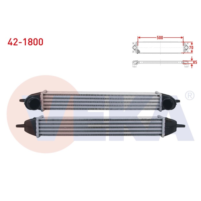 Doblo 1.3 Turbo Radyatörü Veka 42-1800
