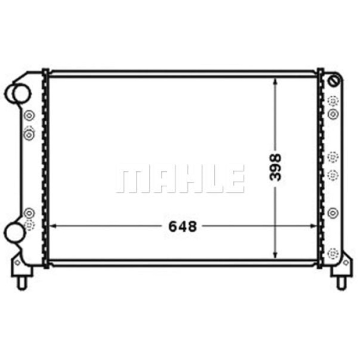 Fiat Doblo 2000-2005 Arası 1.6 Natural Power, 1.9 D, 1.6 16V, 1.4 Mahle Marka Su Radyatörü