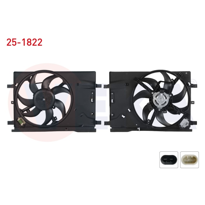 Grande Punto 1.4 16V Fan Motoru Veka 25-1822