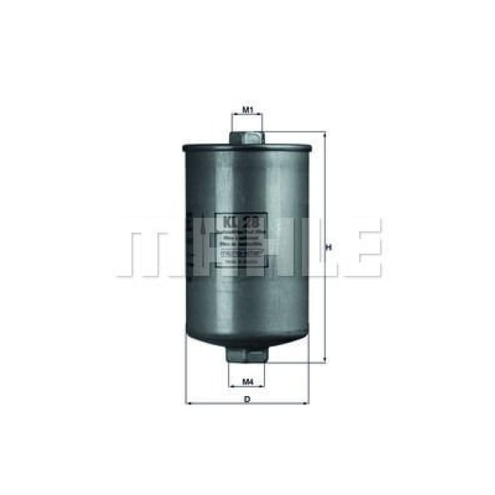 Audi 80 1978-1991 Arası 1.8 GTE quattro, 1.6 GLE, 1.8 GTE, 1.8, 1.8 S, 1.6, 2.0 E 16V, 2.0 E, 1.8 E, 1.8 S quattro Mahle Marka Benzin Yakıt Filtresi