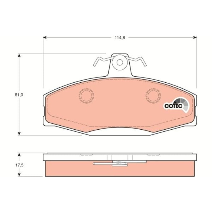 Skoda Favorit 1988-1995 Arası 1.3, 1.3 135L, 1.3 135 X, LX, GLX, 1.3 135 TRW Marka Ön Balata