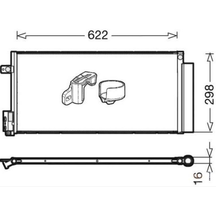 Grande Punto 1.3 Mtj Klima Radyatörü Mga MGA-82140